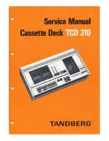 Tandberg TCD-310 - Service Manual 
